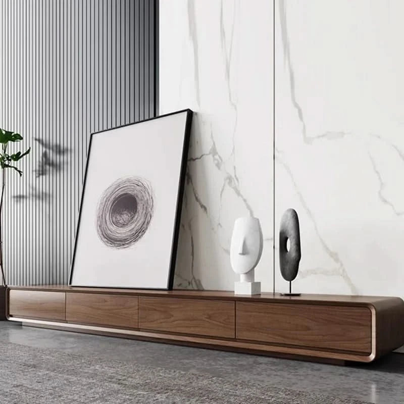 Wooden Long Tv Table Modern Design Nordic Accent Luxury Decoration Fashion Tv Stands Interior Archivadores Room Decorations