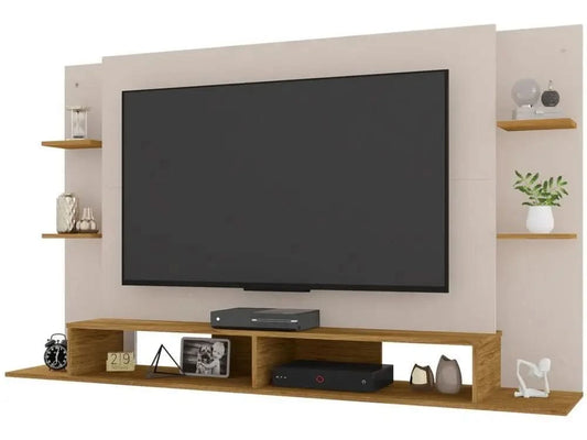 TV-Paneel für TVs bis 55 Zoll Caemmun Domain 4 Ablagen
