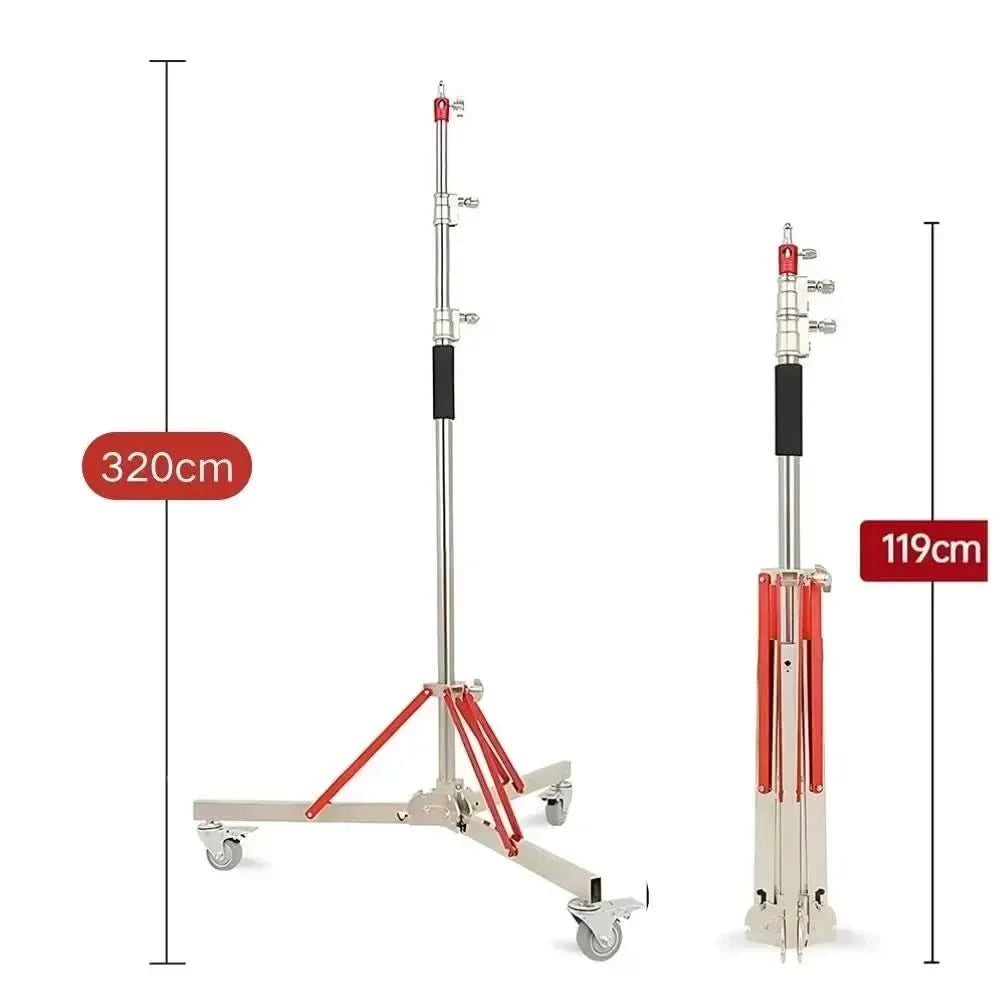 Cross Arm 2.49m Crane Lifting Frame Studio Photo Telescopic Boom Arm Top Light Stand With Sandbag for Speedlite