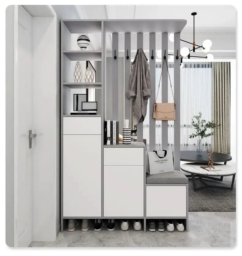 Modern simple large storage space multi-functional partition set furniture living room hall cabinetdrawer type storage Living ro