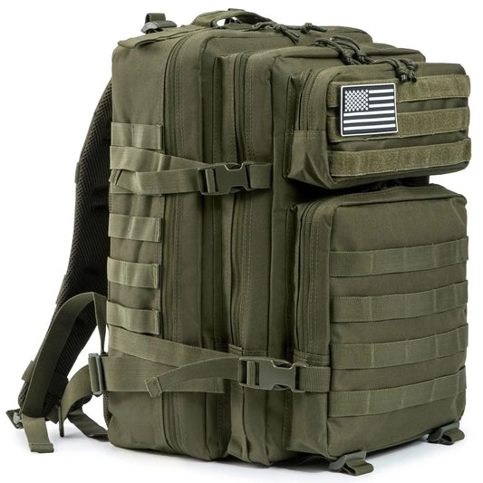 45L Tactical Backpack Large Capacity Outdoor Rucksack 3 Day Fitness Hiking Bag Hiking Camping Gear Backpacks