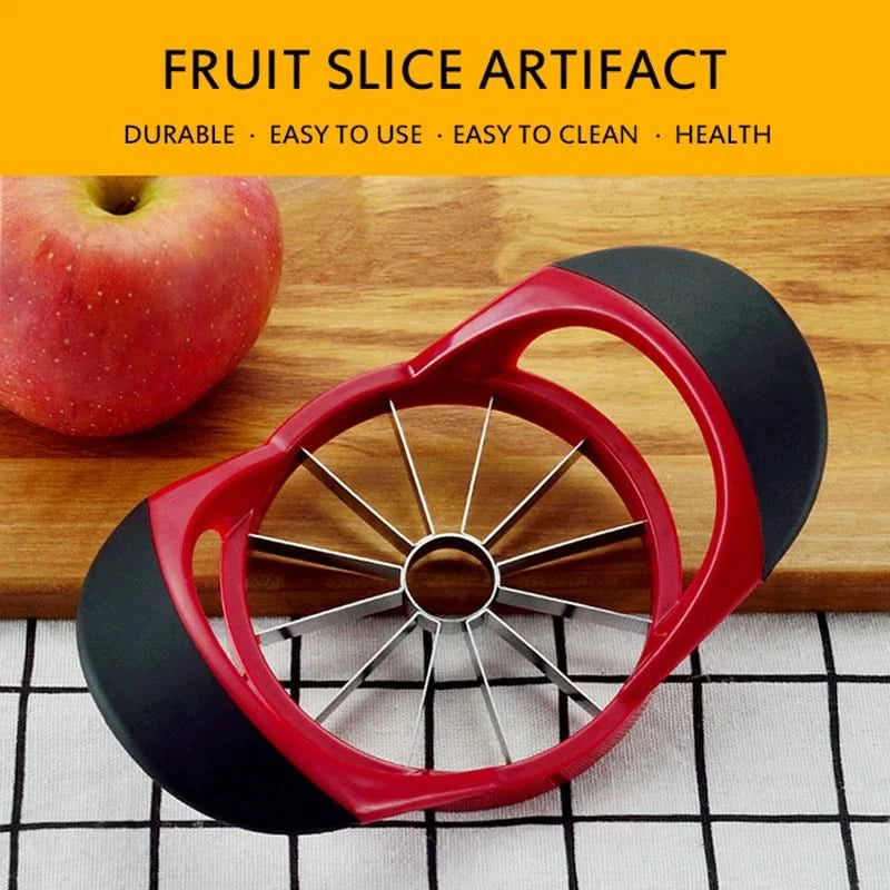Upgrade Apple Slicer Fruit Cutter Stainless Steel Apple Knife Multifunctional Corer Kitchen Easy To Use Tool Peeler Apple Slicer