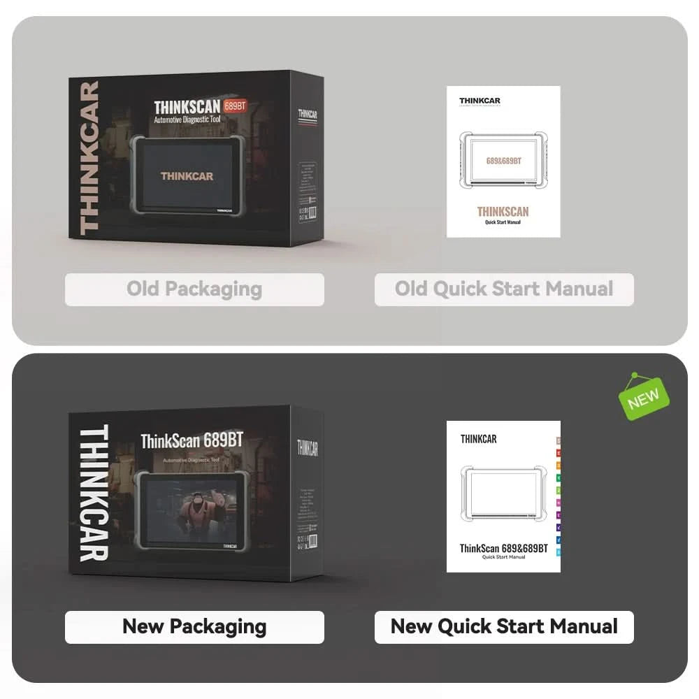 THINKCAR THINKSCAN 689BT Lifetime Free Auto Scanner Profession 34 Reset ECU Coding Bidirectional DOIP OBD2 Car Diagnostics Tools