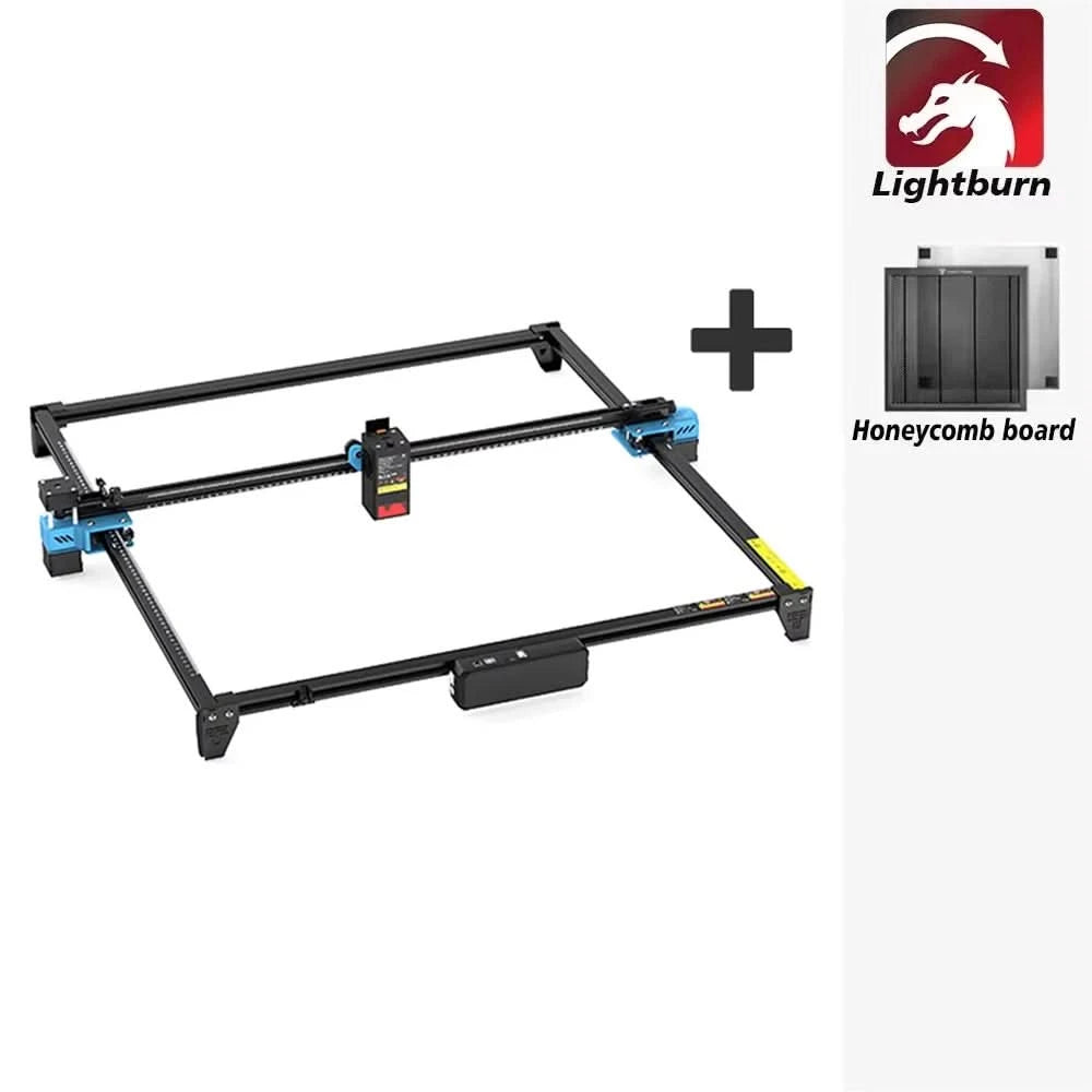 Twotrees TTS-20 Max Metal Laser Engraving Machine 600x600mm Work Area Laser Cutting Machine For Cutting MDF Acrylic Leather Wood
