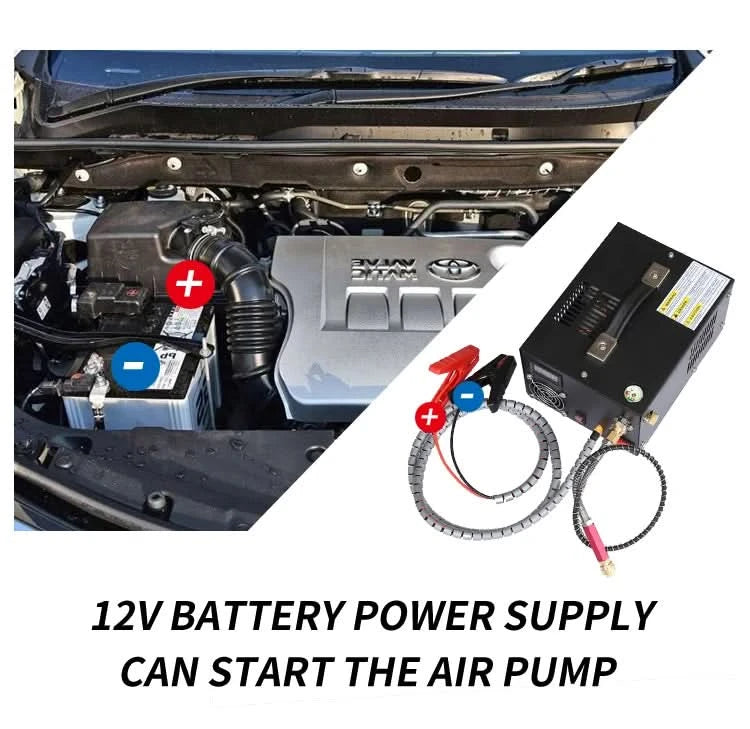 220V 12V Pcp Air Compressor 300Bar 4500psi Pneumatic Rifles Diving High Pressure Pump  30MPA PCP Shooting Pump Inflator