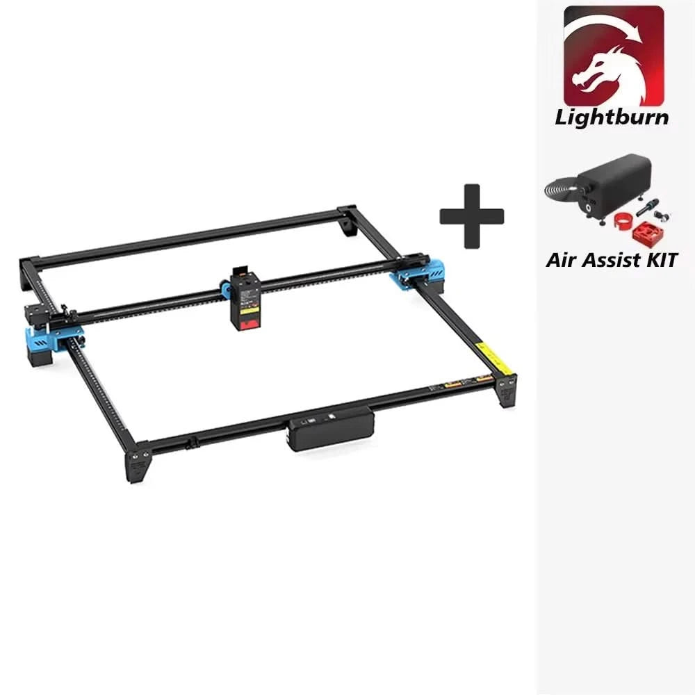 Twotrees TTS-20 Max Metal Laser Engraving Machine 600x600mm Work Area Laser Cutting Machine For Cutting MDF Acrylic Leather Wood