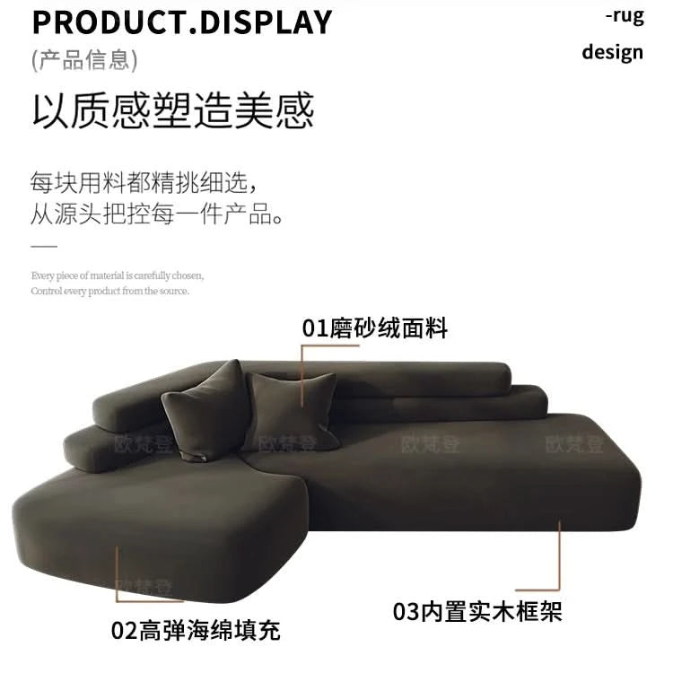 Lounge Modern Living Room Sofas Children Curved Outdoor Gaming Sofas Luxury Designer Hallway Office Wood Divano Home Furniture