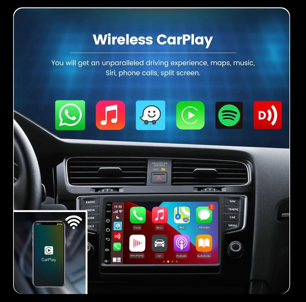 Wireless CarPlay Dongle for Android Car Wireless Android Auto Carlinkit Car Play iOS Mirror Screen Mirrorlink USB Adapter CCPA