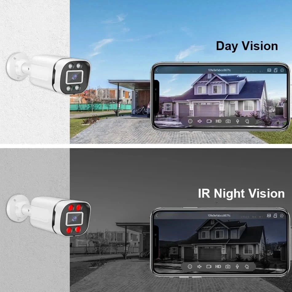 Smar Security Camera System 4CH 5M-N HD DVR Kit CCTV 4PCS 5MP AHD Camera Outdoor Home Security System Video Surveillance Set