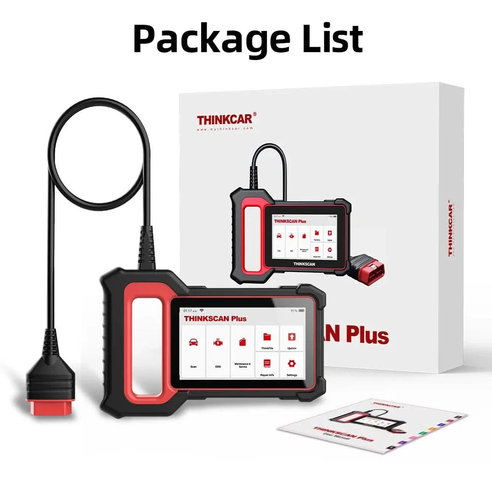 THINKSCAN PLUS S7 S6 S4 THINKCAR OBD2 Scanner Auto ABS,SRS,ECM,TCM,BCM,AC System Car EOBDⅡ Diagnostic Scan Tool Car Code Reader