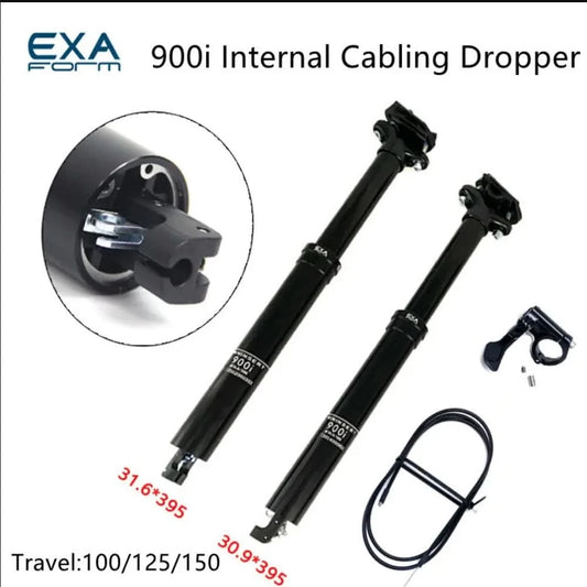 KS EXA 900I Wire Control Hydraulic Seat Tube MTB-Sattelstütze 30.9/31.6mm Kabelfernbedienung Interne Zugführung Dropper