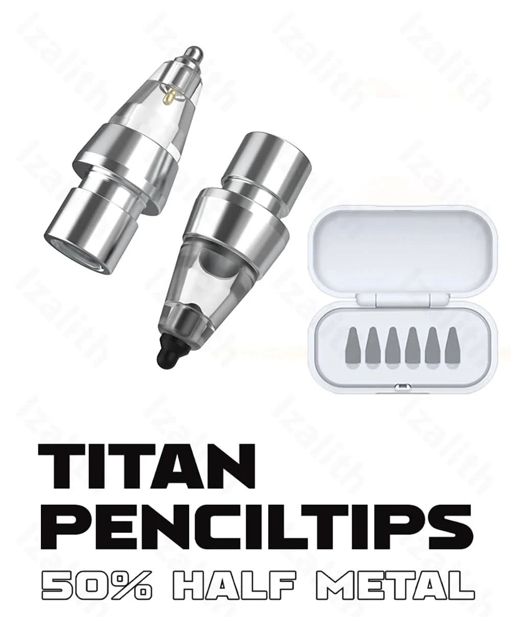 For Apple Pencil Pro Tips Pencil Nib For Apple Pencil Tip Soft Hard Metal For Apple Pencil 1st 2nd 3th(USB-C) Apple Pencil Pro