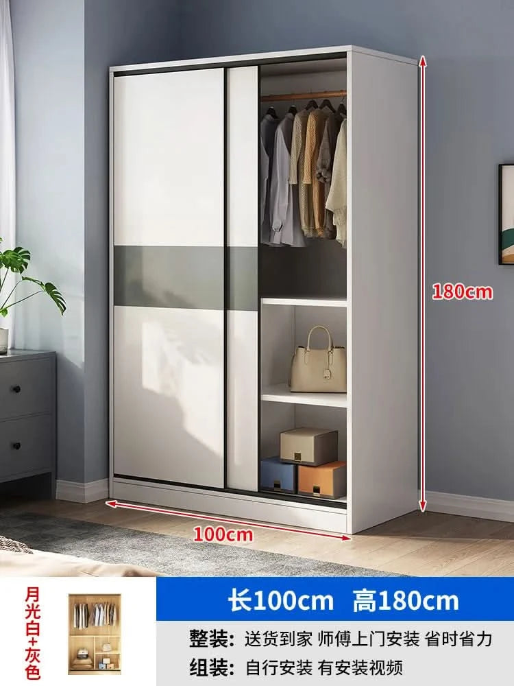 Bedroom Full Size Wardrobes Crafts Storage White Aesthetic Floor Small Wardrobe Dressers Sets Szafy Do Sypialni Home Furniture