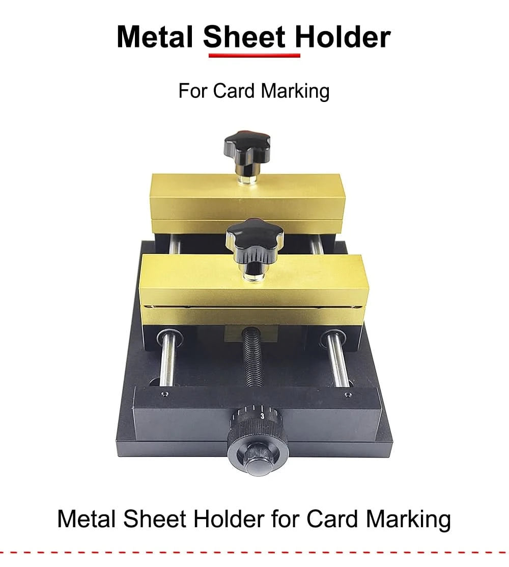 Hunst Laser Marking Machine Metal Sheet Holder Attachment Fixed Bracket Metal Fixture for Fiber Laser Machine Cutting Tools