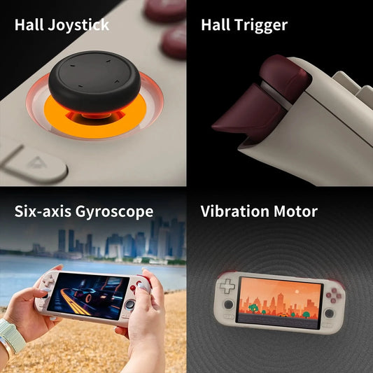 MANGMI AIR X Gaming Retro Handheld Console Snapdragon 662 With 5000mAh Battery 5.5-inch Screen RGB Hall Joystick Game Console