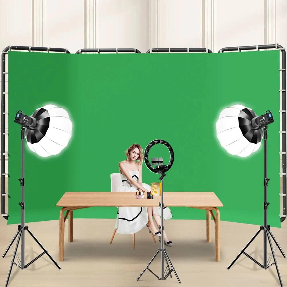 Background Stand Frame Photography Background Green Screen Wall Foldable Photo Booth Studio Background Festival Halloween Christ