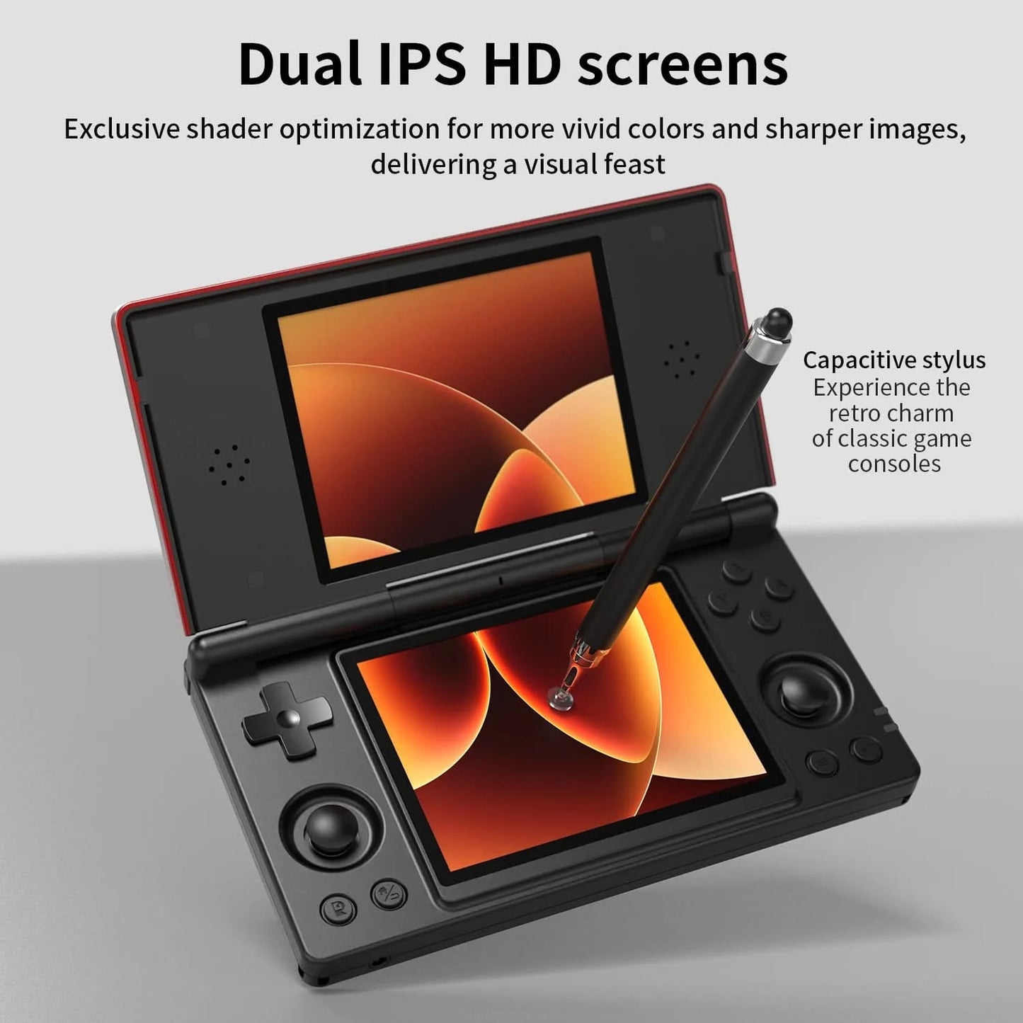 Anbernic RG DS Retro Video Game Console Android 14 4 Inch IPS Dual Multi-touch Screen Flip Game Player RGDS For Christmas Gift