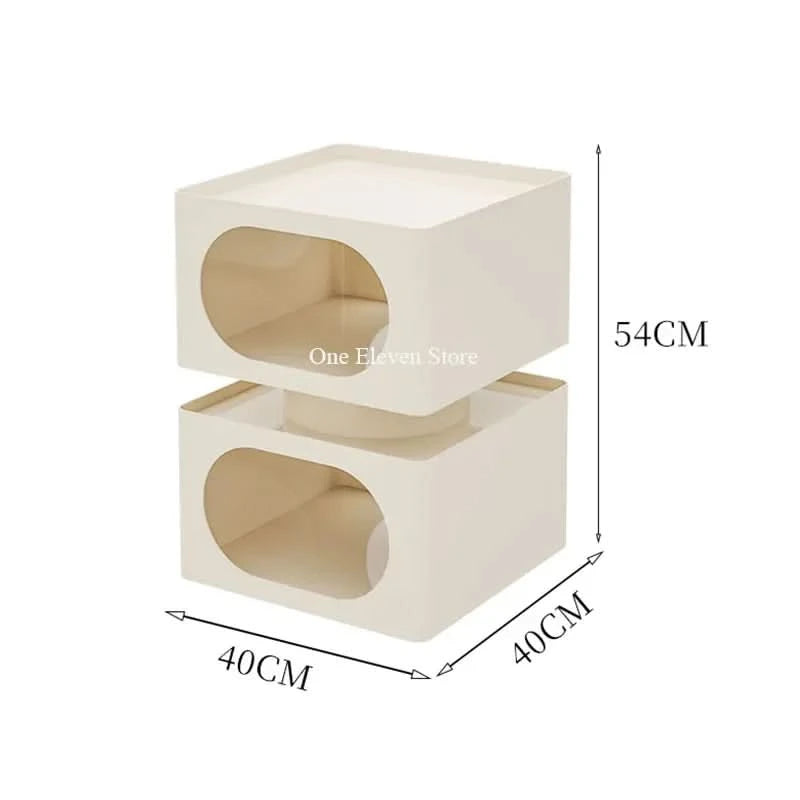 Bedroom Nightstands Side Bed Nordic Modern Corner Low Table Narrow Bedside Table Drawer Mesa De Noche Dormitorio Furniture