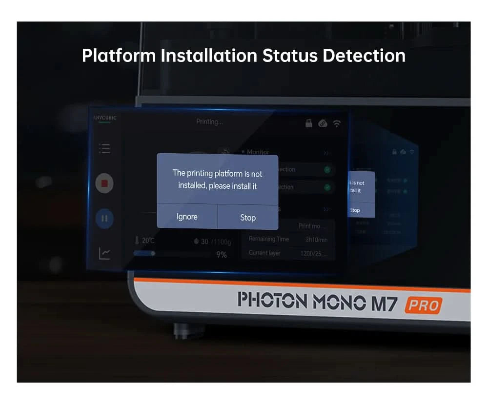 ANYCUBIC Photon Mono M7 Pro 14K Speed Up to 170mm/h Mono MSLA 3D Printer 10.1'' LCD Resin 3D Printer Size223*126*230m