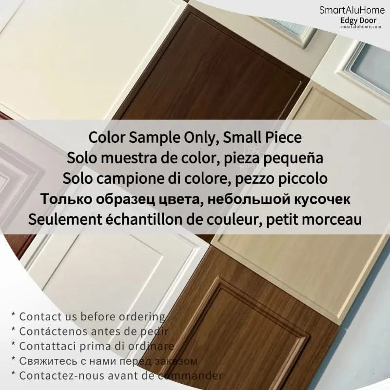 Edgydoor 4-Door Modern Living Room Wardrobe | Wooden Custom Bedroom Storage Cabinet