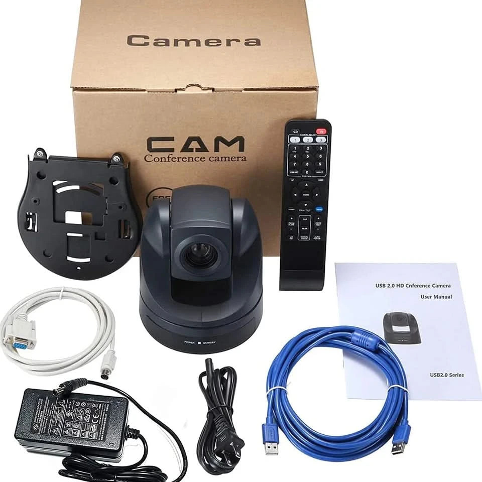 Runpu 4K30fps 20X Optical Zoom AI-Tracking Ptz NDI Camera HDMI LAN POE Live Streaming Broadcast Video Conference System Camera