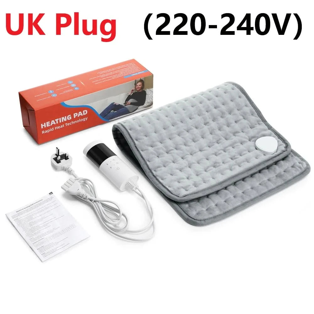 58*29cm Electric Heating Pad Physiotherapy Therapy Blanket Thermal Eliminate Fatigue Winter Warmer 110V 230V US/EU/UK Plug