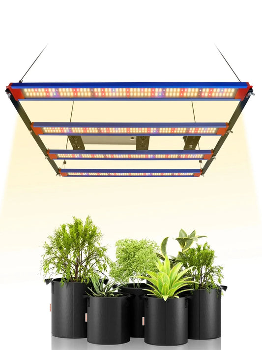 Vollspektrum 240W LED Pflanzenleiste mit einstellbarer Helligkeit, geeignet für das Pflanzenwachstum in verschiedenen Blüteperioden