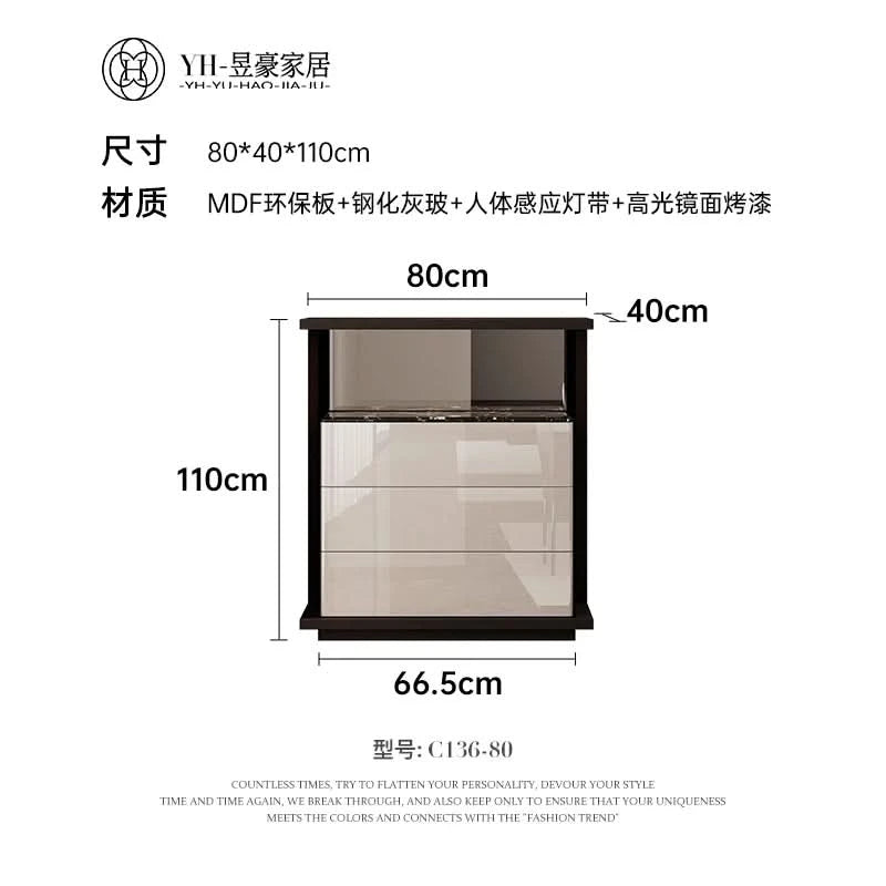 Floor Salon Living Room Cabinets Jewelry Modern Large Craft Cabinet Multipurpose Shelf Muebles Hogar Furniture Accessories