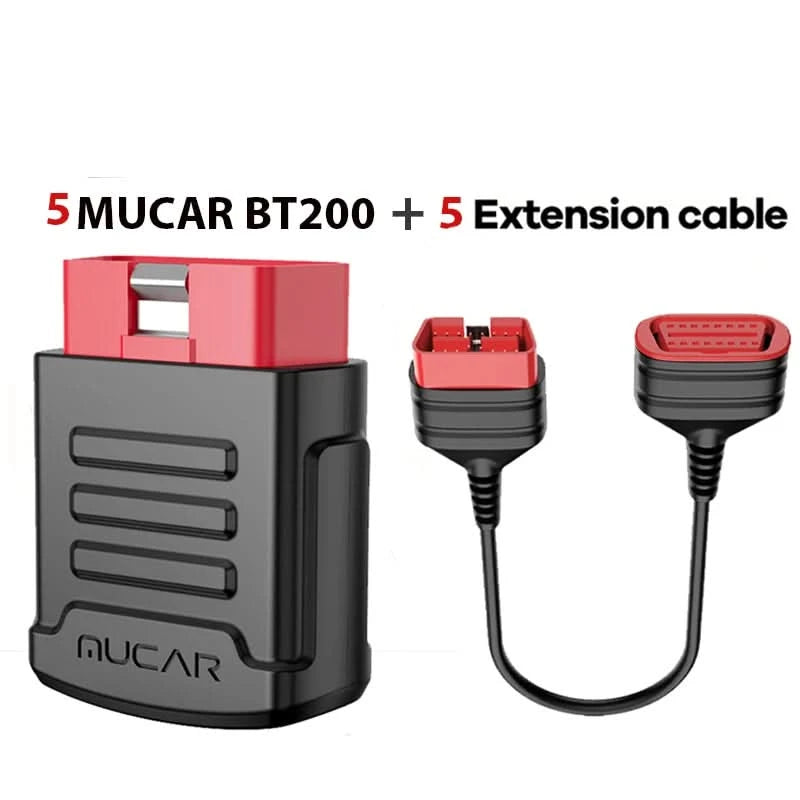 MUCAR BT200 & BT200 Pro Obd2 Diagnostic Tools Bluetooth obd 2 Scanner Automotriz Code Reader All System Diagnosis Free for Life