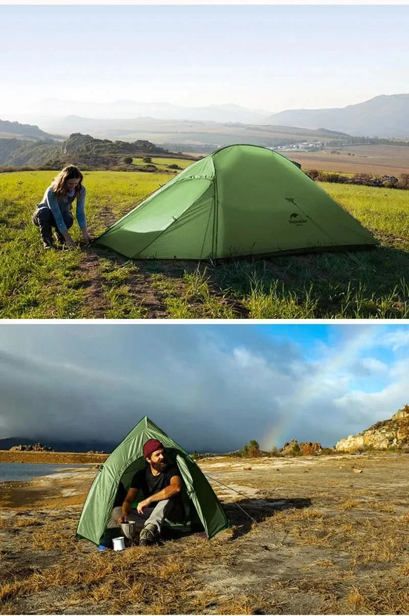 Naturehike Brazil Cloud Up 1-2-3P Camping Travel Backpack Outdoor Ultralight Waterproof Tent Camping Beach Tent