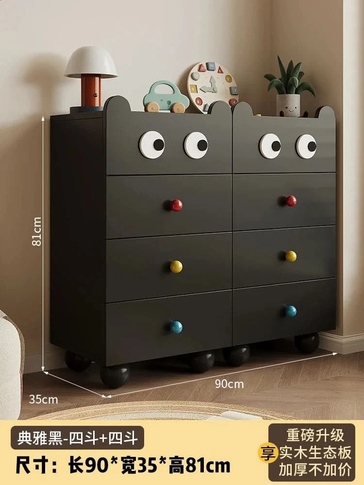 solid wood chest bedside chest bedroom bedside table living room locker sofa side cabinet storage cabinet