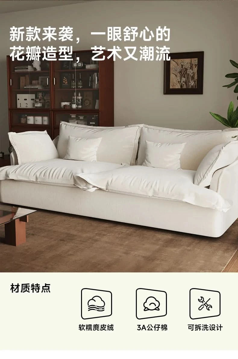 Double Floor Living Room Sofas Designer Cushion Adults Comfortable Sofa Floor Elegant Divani Da Soggiorno House Accessories
