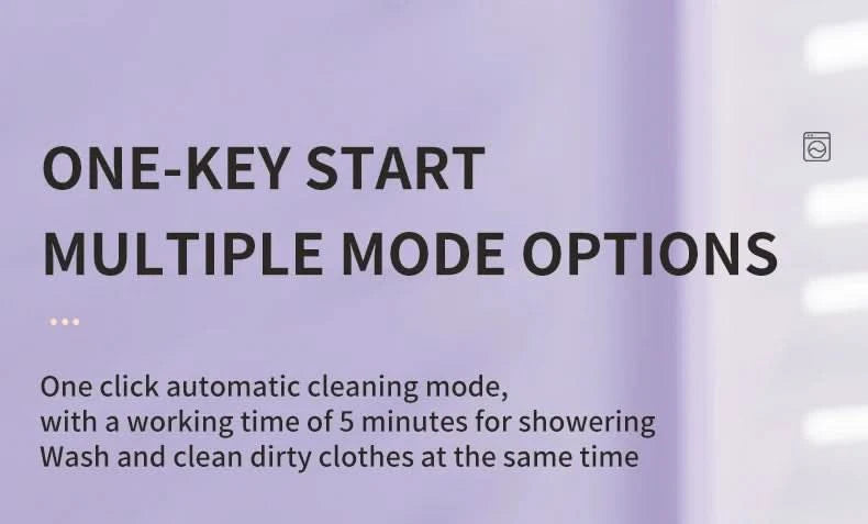 2L Wireless Mini Charging Wash in One Washing Machine Suitable for underwear, socks, pet clothes