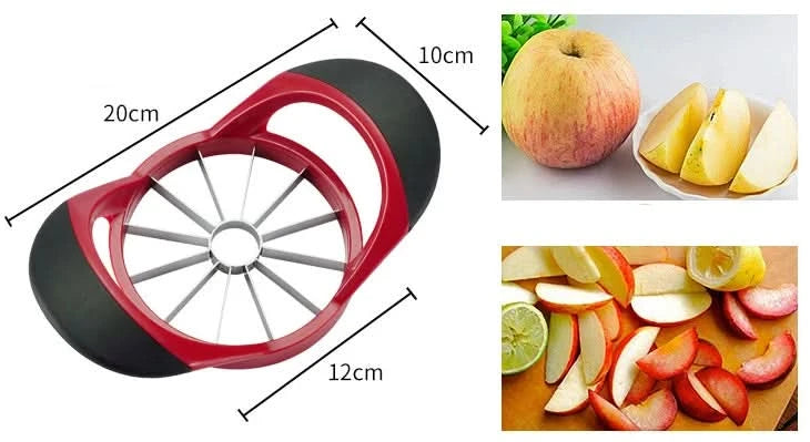 Upgrade Apple Slicer Fruit Cutter Stainless Steel Apple Knife Multifunctional Corer Kitchen Easy To Use Tool Peeler Apple Slicer