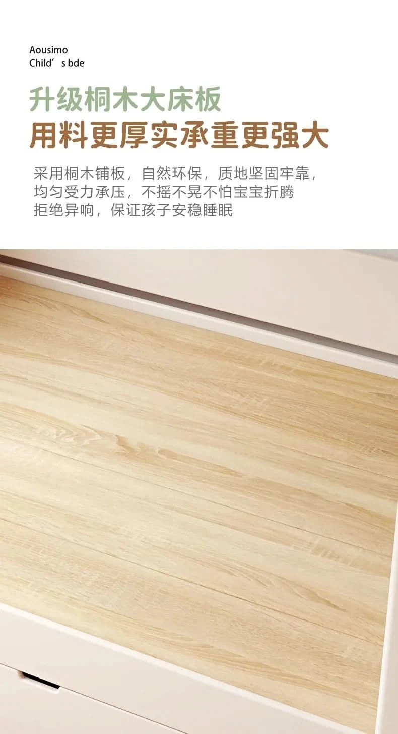 Solid wood upper and lower high and low bunk beds Double bed 2 people bunk beds for kids bed with mattress bedroom furniture