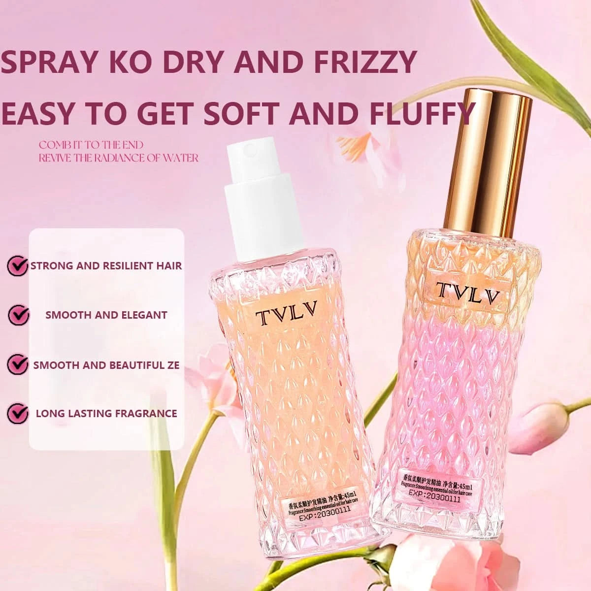 2 - in - 1 Hair Repair Perfume Hair Care Essential Oil: Deep Cleansing, Refreshing Scalp, Deep Care