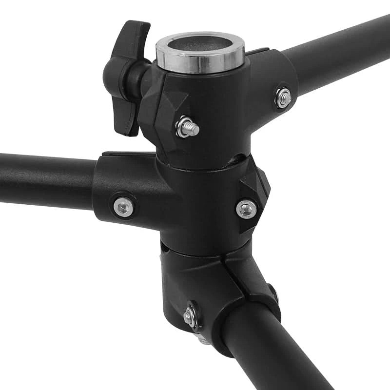 SH 2.6M/3.3M Black Stainless Steel Century Foldable Light Stand Tripod Magic Leg Photography C-Stand For Spot Light,Softbox