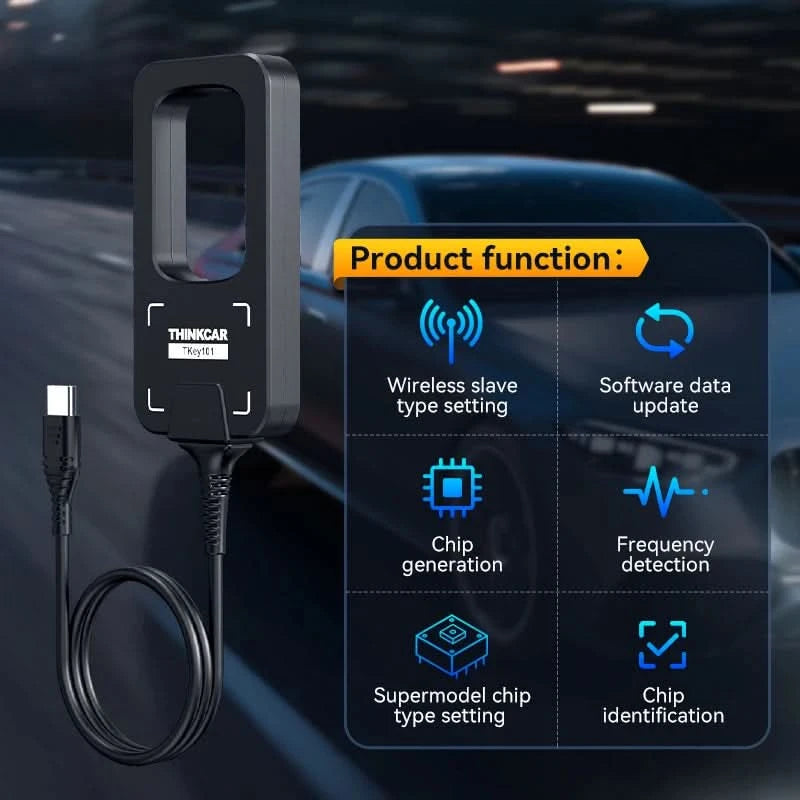 THINKCAR TKEY 101 Universal Car Key Programmer Equipment with 6 Unit Remote Keys Supports Anti-Theft Systems For THINKCAR 689BT