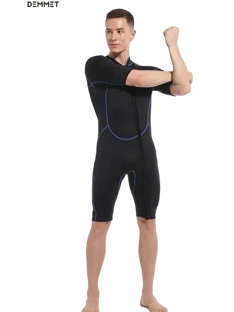 Scuba wetsuit 1.5MM-3MM One-piece neoprene Men Women Full Body Wetsuit Sunscreen White Warm Swimsuit Swimming Surfing Snorkeling