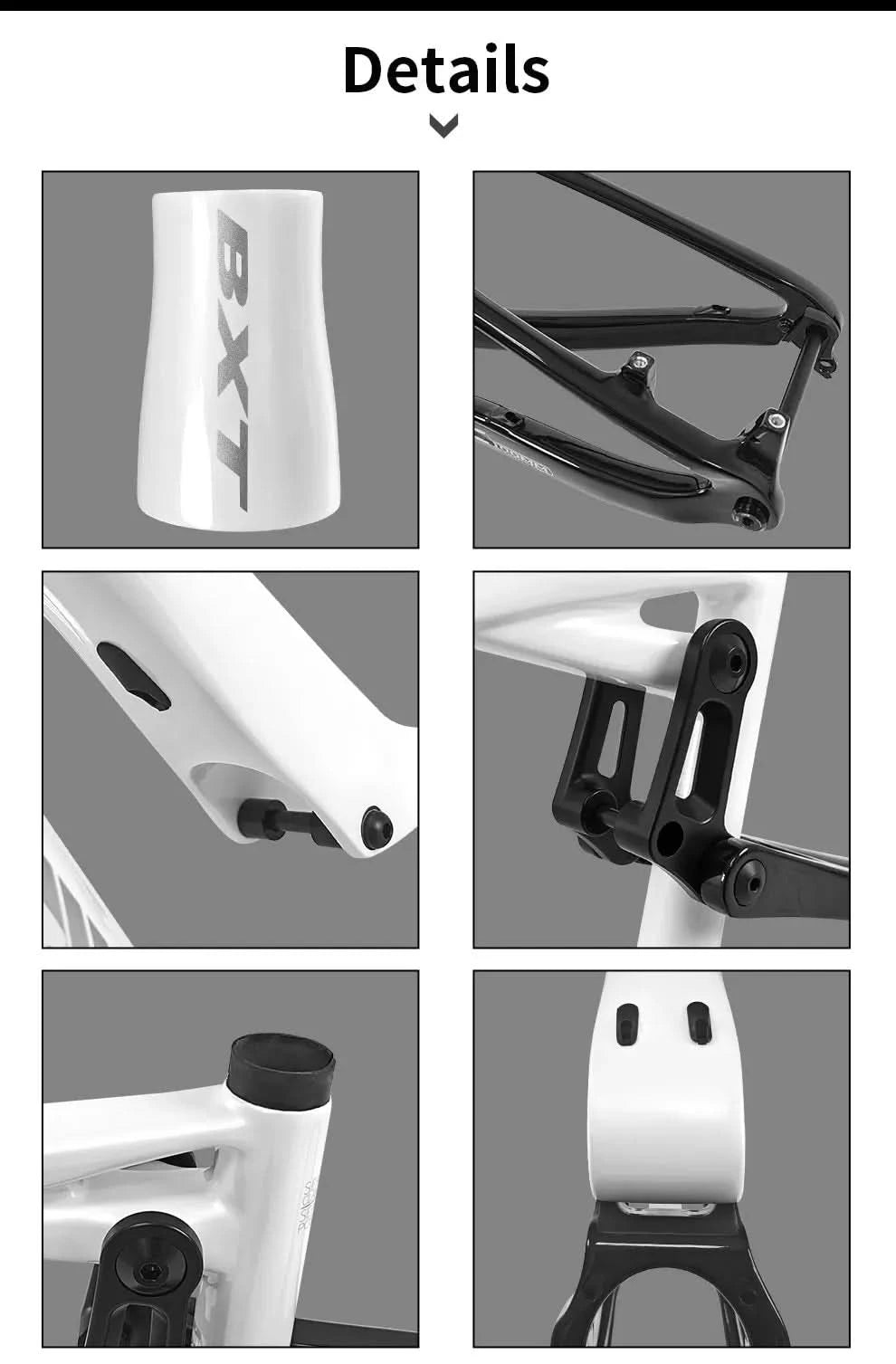 BXT NEW Full Suspension Boost 29er Frame XC Mountain Bicycle Thru Axle Frame UDH hanger