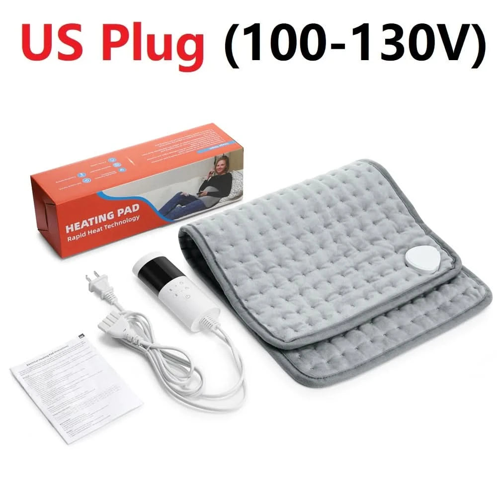 58*29cm Electric Heating Pad Physiotherapy Therapy Blanket Thermal Eliminate Fatigue Winter Warmer 110V 230V US/EU/UK Plug