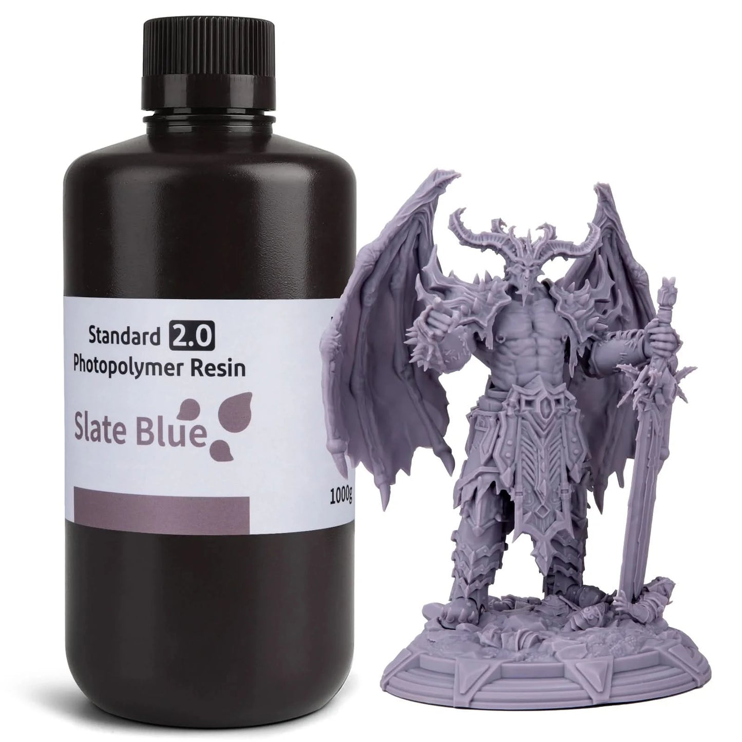 Elegoo 1KG/2KG/4KG UV Resin 2.0 For 3D Printer SATURN 3 ULTRA 3D Printing Material UV Resin Normal 1kg Liquid Bottle