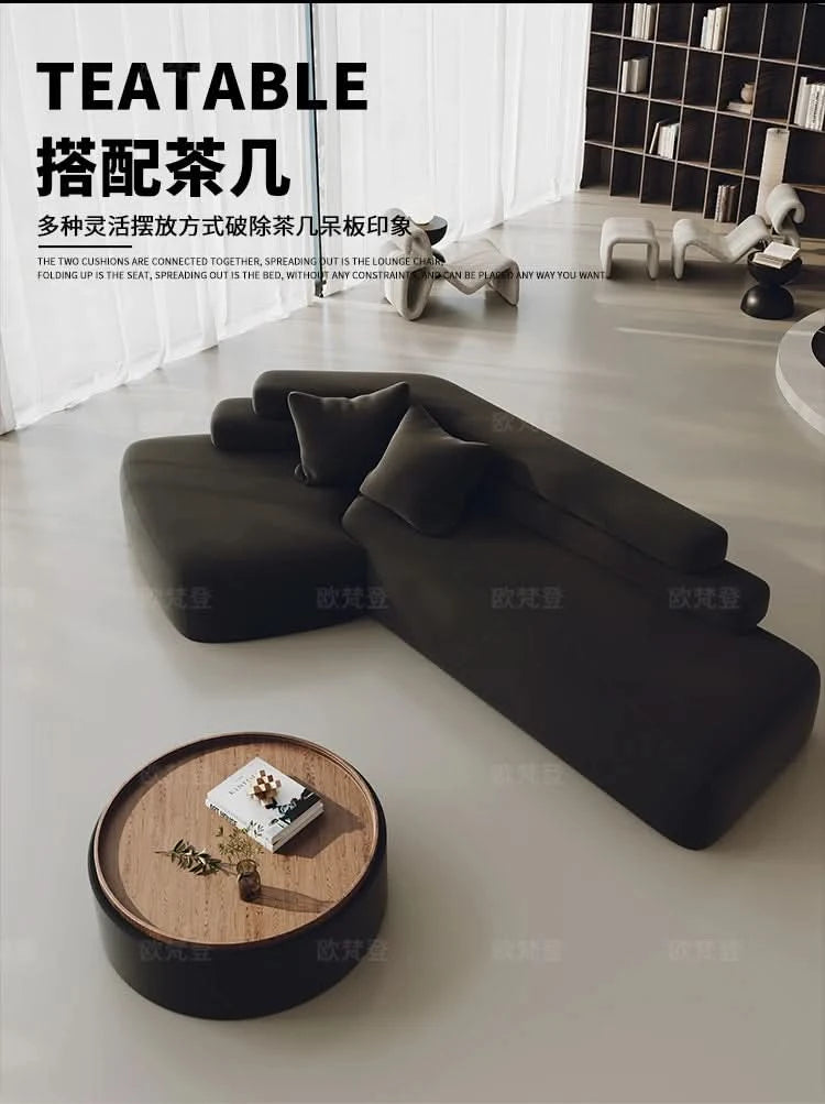 Lounge Modern Living Room Sofas Children Curved Outdoor Gaming Sofas Luxury Designer Hallway Office Wood Divano Home Furniture