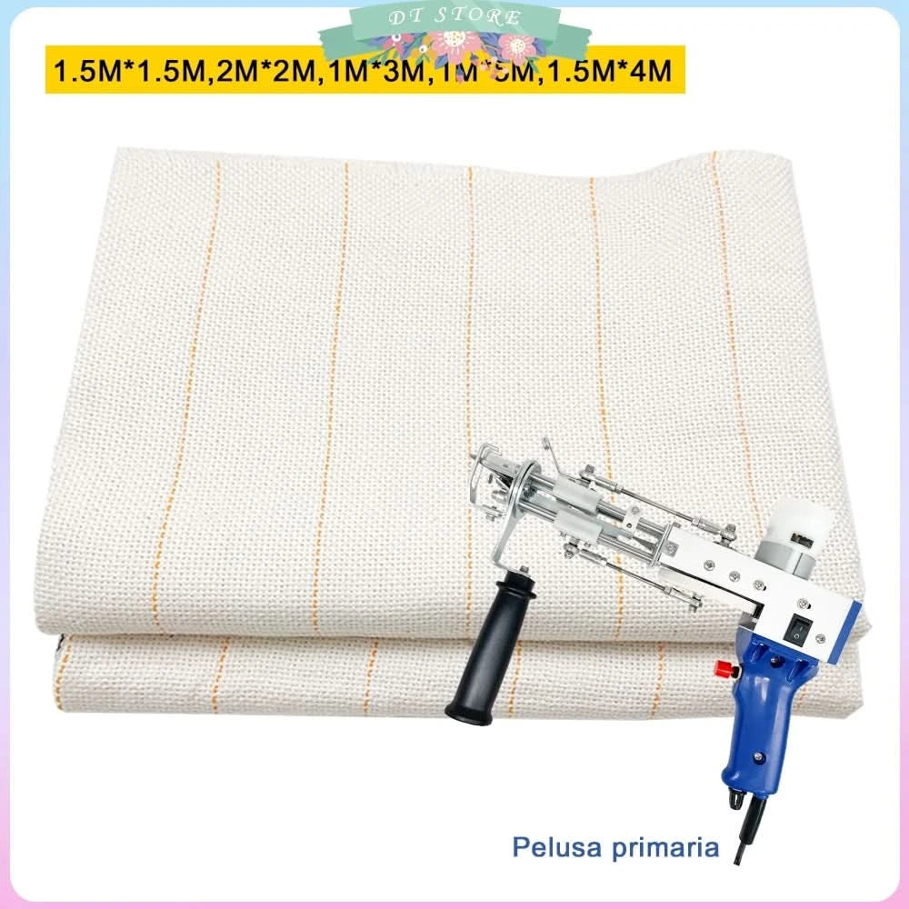 Primary Tufting Cloth,Backing Fabric For Electric Carpet Tufting Gun For Rug DIY Punch Needle Carpet Small Sizes 1.5/2/3/4/5M