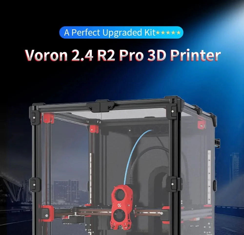 Latest Version Voron 2.4 R2 Pro Support High Speed Printing DIY 3D Printer Parts with HDMI5 Screen CNC TAP Stealburner Extruder