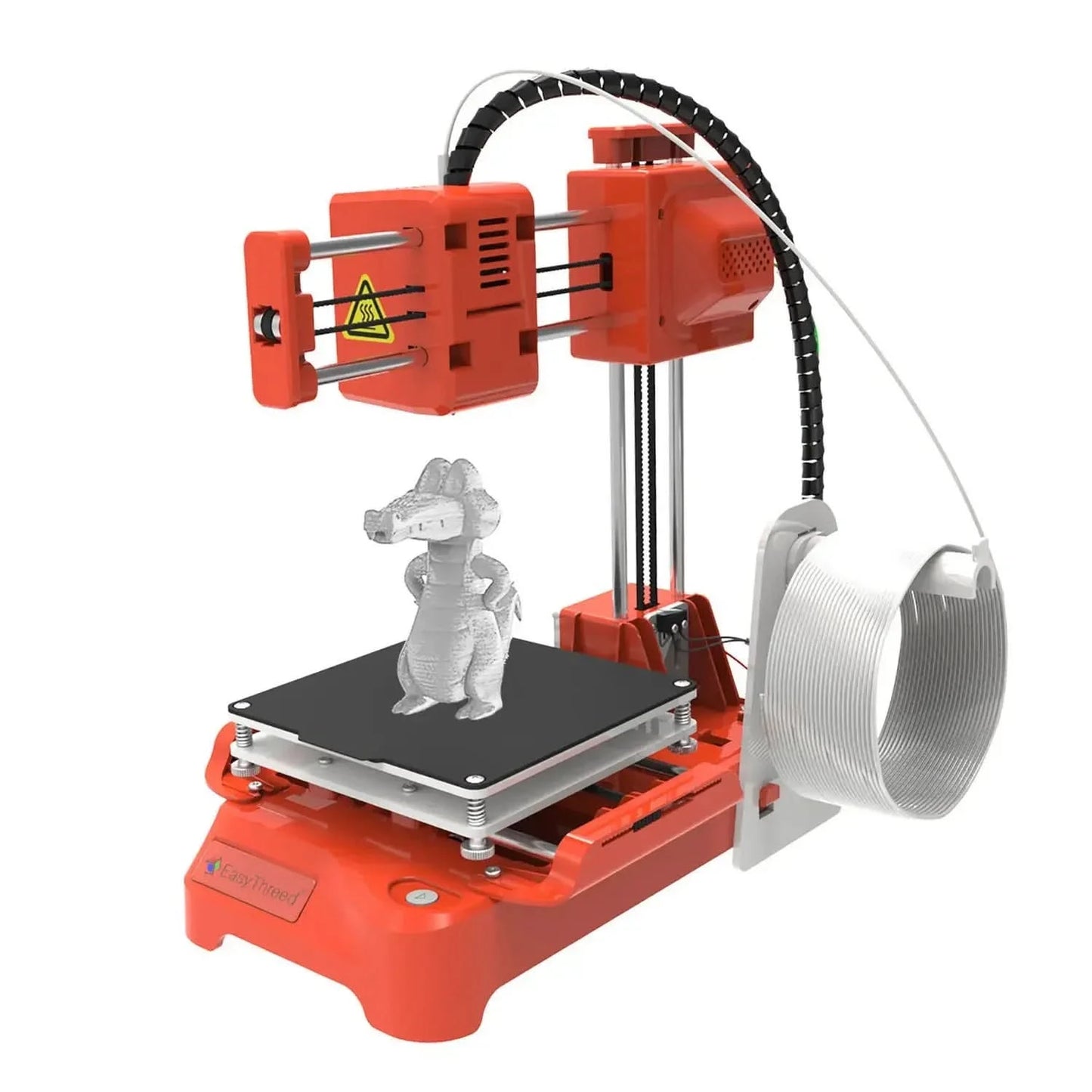 EasyThreed K7 3D Mini Printer 100x100x100mm No Heated Bed One-Key Printe with TF Card PLA Filament Simple Small Printing Machine