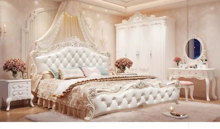 Large Girls Bedrooms Double Bed Board Box Young 
Luxury Household Double Bed Storage Modern Camas De Dormitorio Furniture Home
