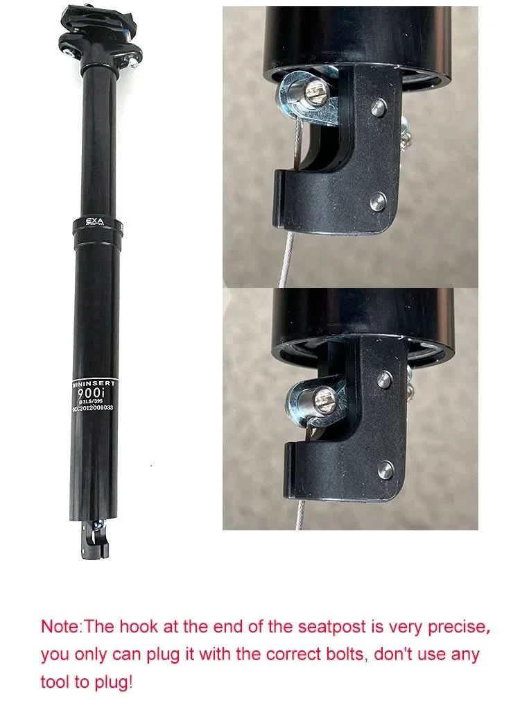 KS EXA 900I Wire Control Hydraulic Seat Tube MTB Seatpost 30.9/31.6mm Cable Remote Internal Routing Dropper