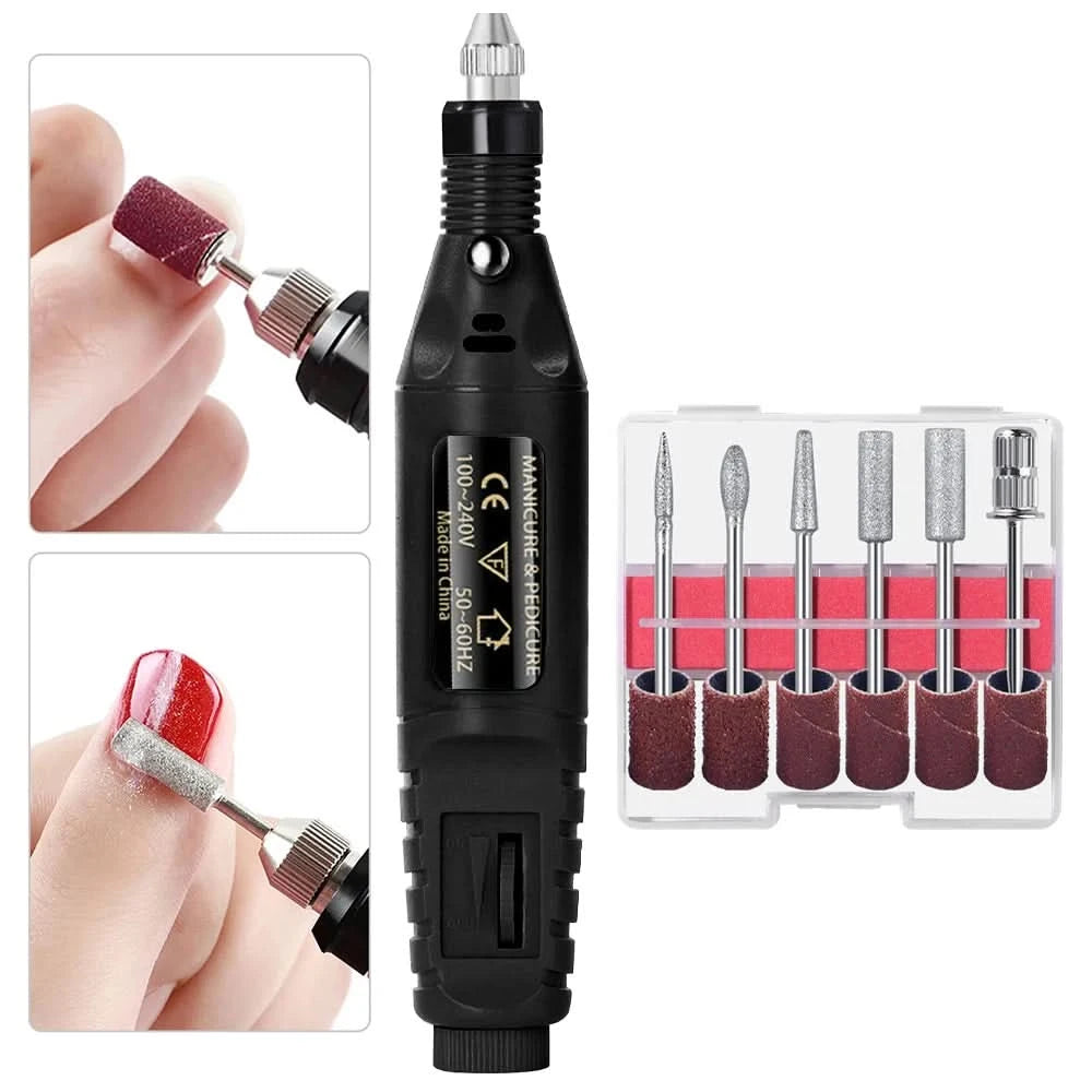 Strong Electric Nail Sander Nail Drill Machine Grinding Equipment Milling Cutter For Manicure Pedicure Polishing Tools