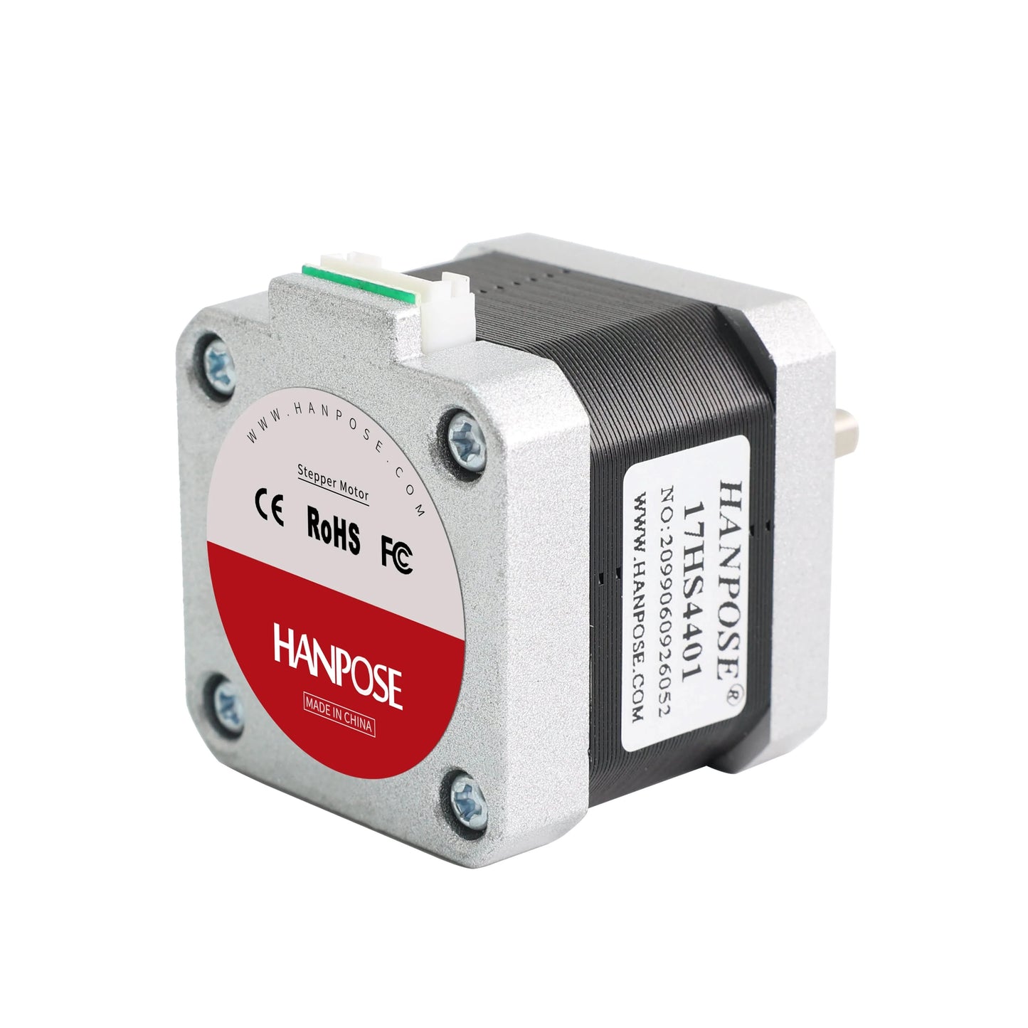HANPOSE Nema17 stepper motor, torque 78 oz-in (52 N-cm), current 1.8 A. Models 17HS8401 17HS 2408 17HS3401S 17HS4401S 17HS6401S